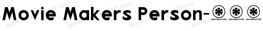 Movie Makers Person字体转换